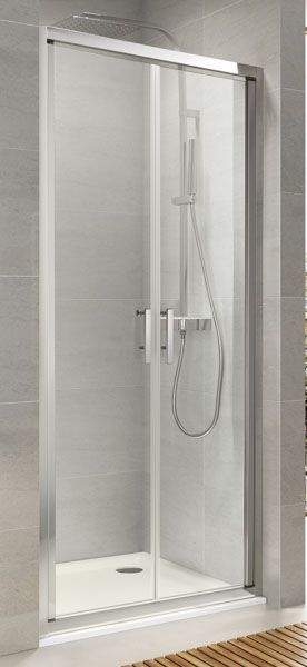 Душевые двери Koller Pool ND90G Neon 2-секционные распашные 900x1900 мм grape